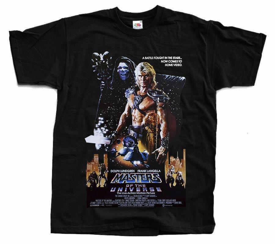 He Man Masters Of The Universe Schwarze Unisex-T-Shirts XXL
