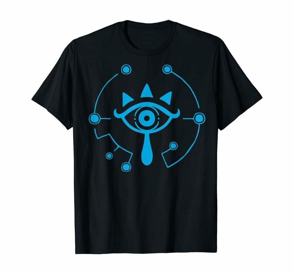 Zelda Breath Of The Wild Sheikah Eye Logo T-Shirt Schwarz L