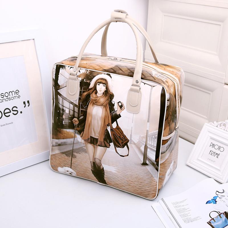 Reisetasche, große Kapazität, Gepäck, Damen, wasserdichte Handtaschen, Reisetaschen
