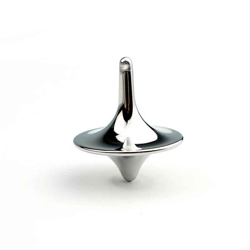 Hochwertiges Metall Kompakte Größe Hochwertiger Kreisel Hochwertiges Fidget Hochwertiger Spinner - Hochwertiger Stress Hochwertige Linderung Hochwertig silber