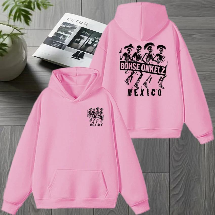 Rockband Böhse Onkelz Tour 2026 Beidseitiger Druck Winter Hoodies Herren Damen Vintage Hip Hop Streetwear Unisex Fleece Sweatshirt XXL
