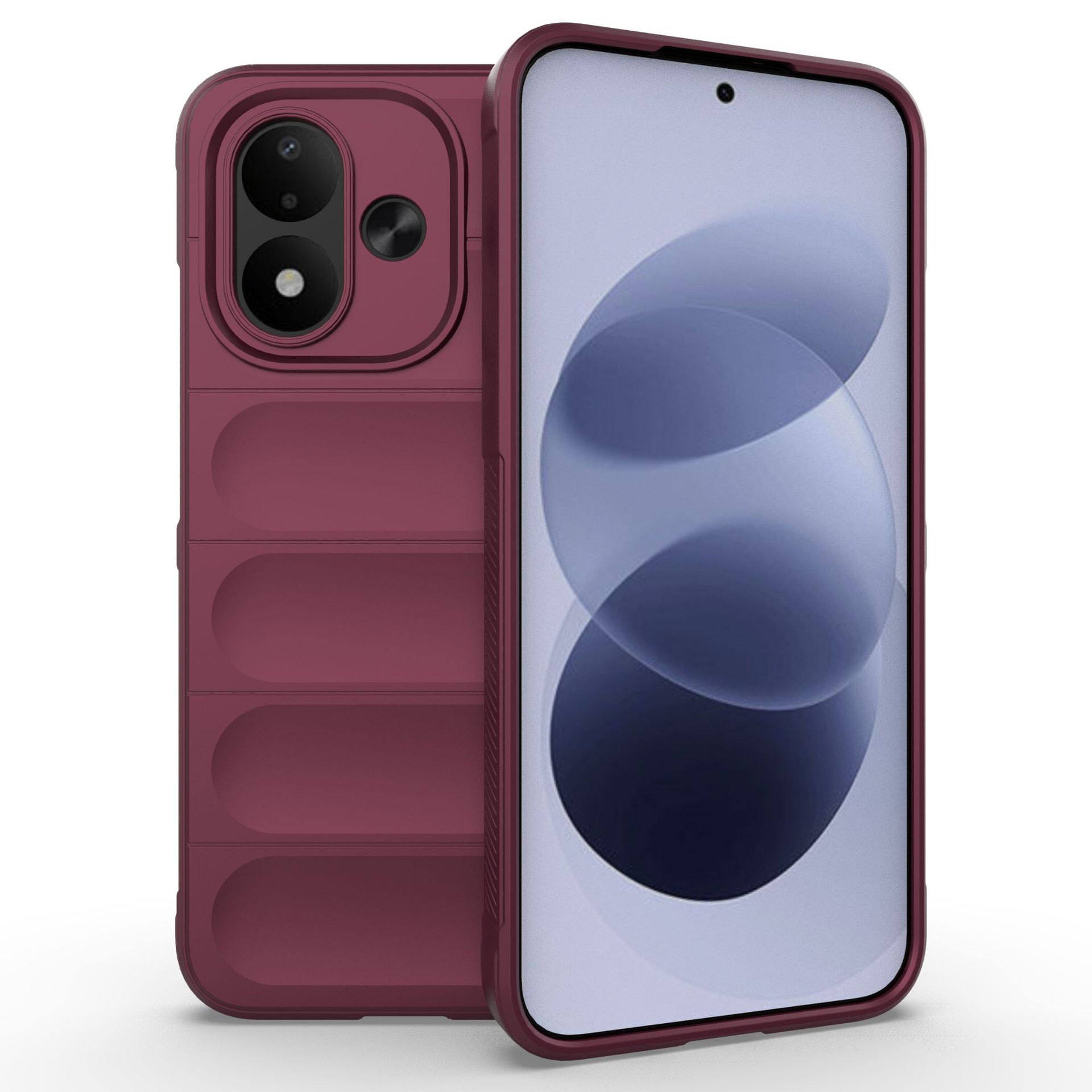 Xiaomi Redmi Note 17 5G Handyhülle, Waschbare Weiche TPU Handyhülle Cover für Xiaomi Redmi Note 17 5G dunkelviolette