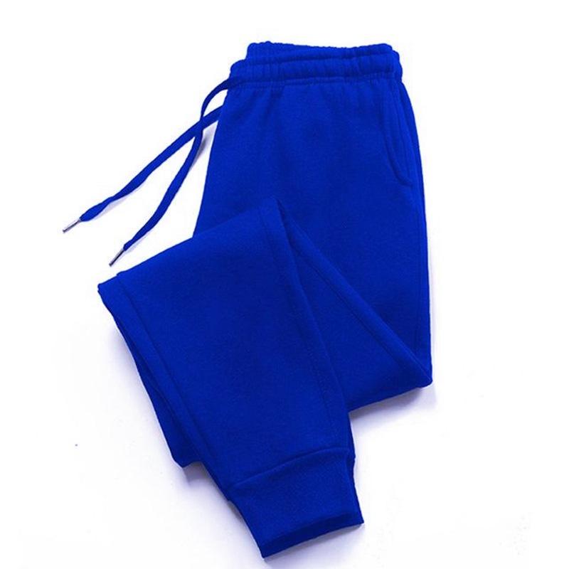 Jogginghose Casual Lange Hose Joggers Hose Lose Hose Sport Fitness Hose M blau
