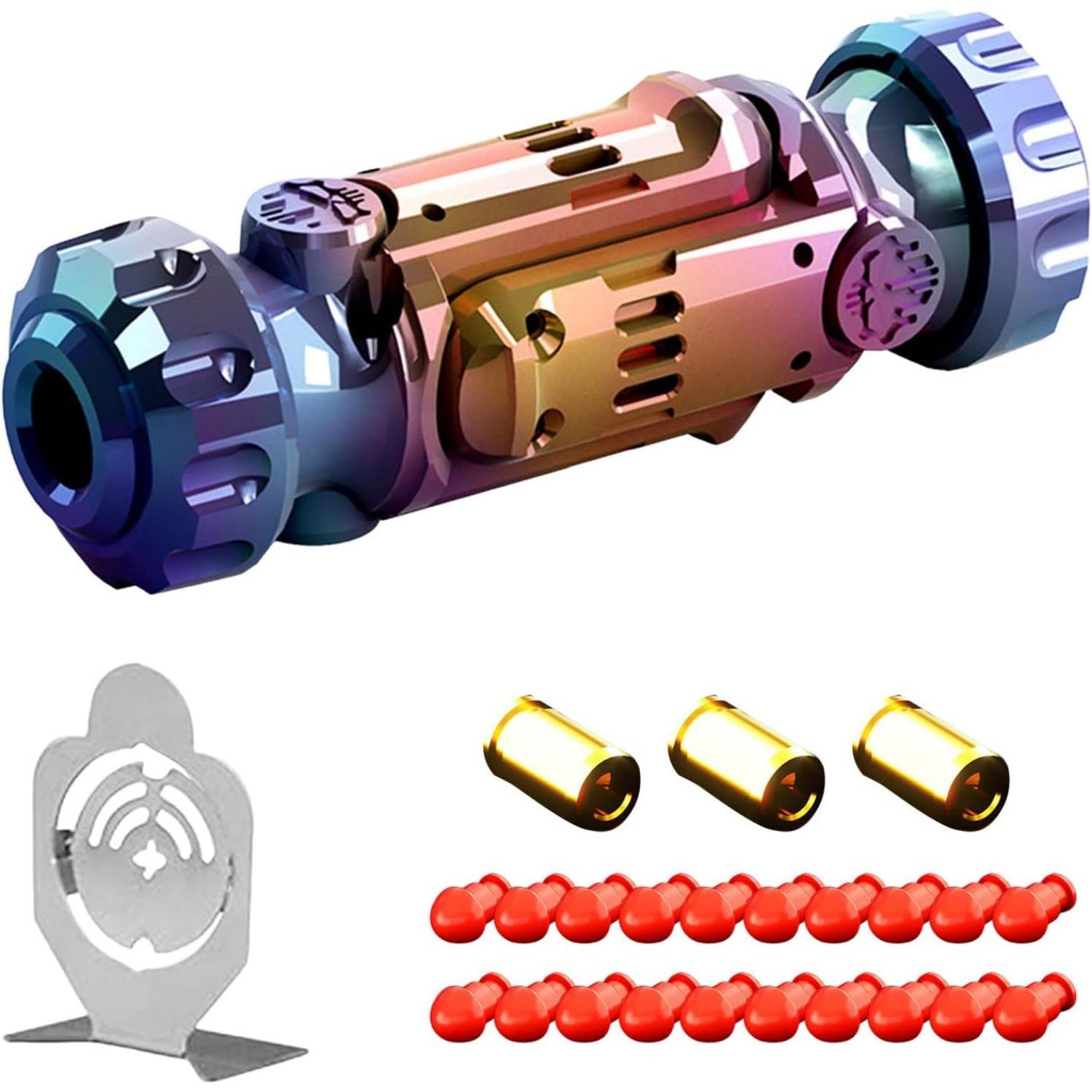 Fidget Spinner für Erwachsene, Fidget Spinner aus Metall, Fidget Slider, EDC Fidget Executive Desk Stress Relief zur Konzentrations- und Stresslinderung 10*3*3cm