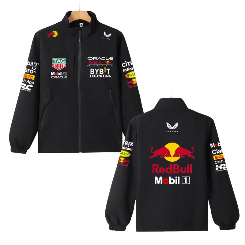 F1 Red Bull Team Mantel F1 Formel Rennsport Sommer Red Bull Racing Team Stormtrooper Mantel Jacke S schwarz