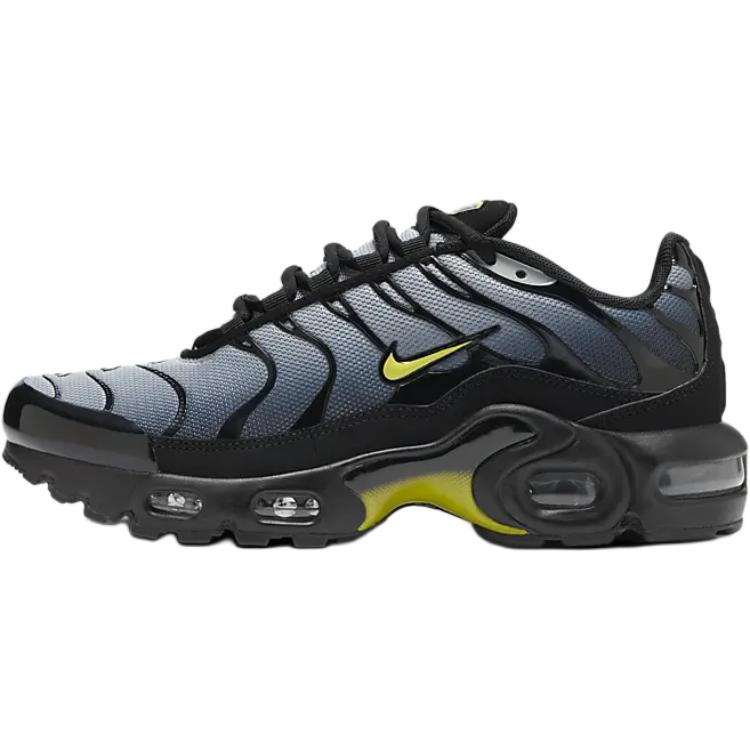 Nike Air Max Plus GS Wolfsgrau Opti Gelb Kinder Sneaker Schwarz CD0609-033 35.5