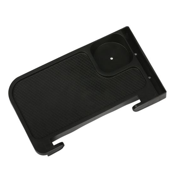 Campingstuhl-Regal mit Getränkehalter, Etagenbett, Nachttisch, Nachttisch, Outdoor-Snack-Organizer, Liegestuhl, Seitenablage, Camping-Zubehör schwarz