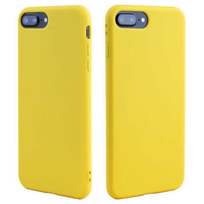 Luxus Silikon Handyhülle für iPhone 11 Pro Max Mini Soft Candy Cover für iPhone iPhone XR XS X 6 6S 7 8 Plus Hüllen For iphone XR gelb