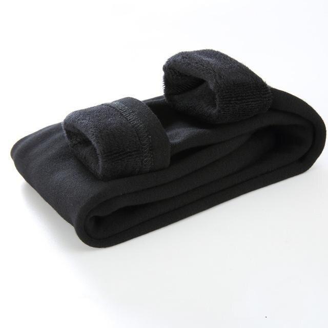 Kinder Hosen Junge Herbst Winter Dicke Warme Kinder Füße Hosen für Mädchen Dünne Baumwolle Stretch Hosen 100 schwarz