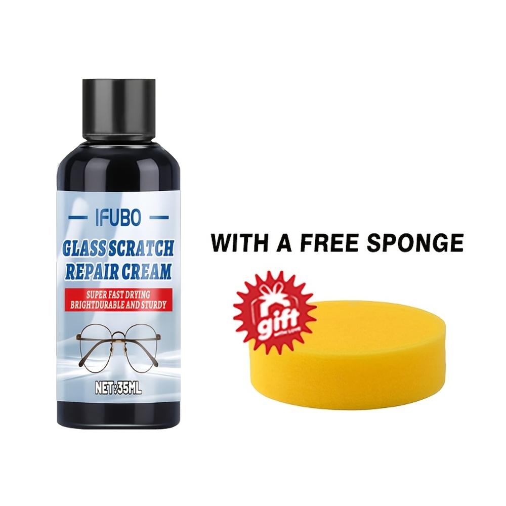 Brillen Kratzer Reparaturcreme - Glaslinsen Kratzer Reparatur Poliercreme, Metallrahmen Reparaturwachs, Anti-Kratzer Pflege für Brillen