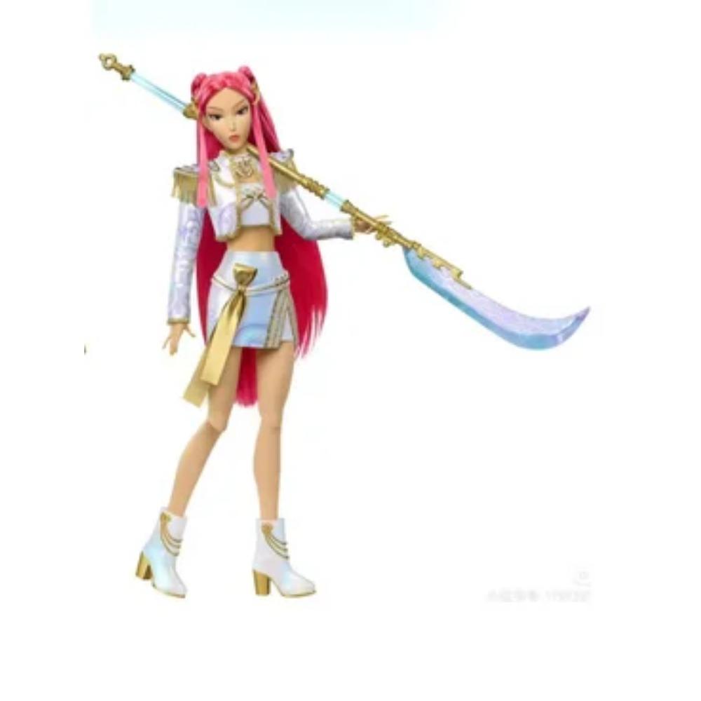%Kpop Dämonenjäger Actionfigur Spielzeug Derpys Tiger Rumi Mira Zoey Sussy mit bunten Lichtern Titelsong für Fans Weihnachtsgeschenke
