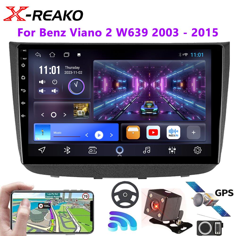 Für Mercedes Benz Vito W639 Viano W639 2003 - 2015 Autoradio Android Multimedia Player GPS Navigation Carplay Bildschirm Auto Stereo 1GB+32GB carplay