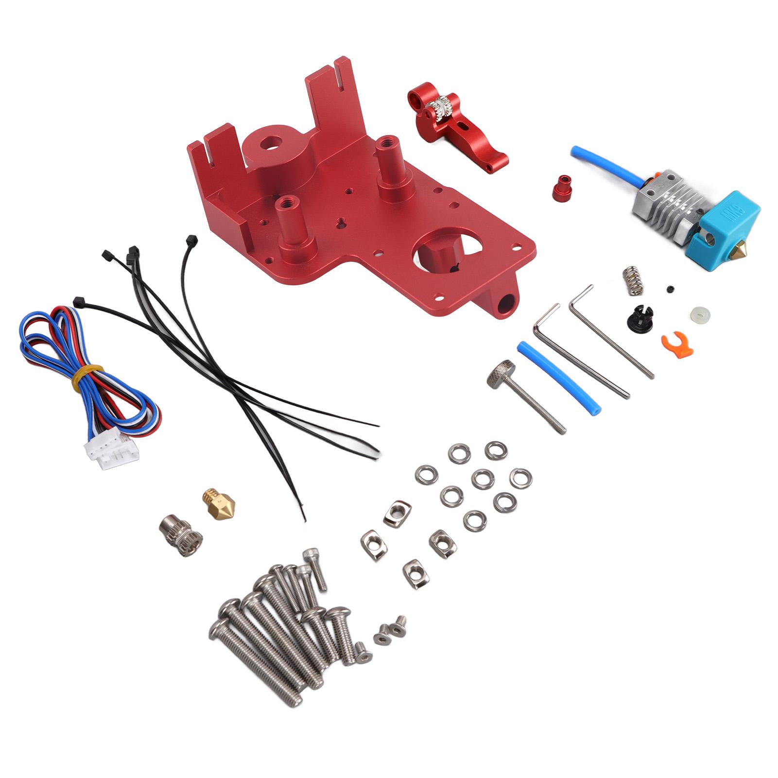 3D-Drucker-Direktantriebsextruder, langlebiges Aluminiumoxid, Doppelgetriebe, kurze Reichweite für Ender 3