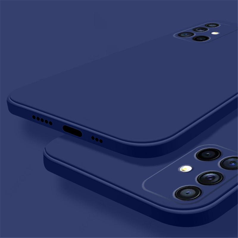 A53 A73 A33 A23 Hülle Hautgefühl Weiche flüssige Silikonhüllen für Samsung Galaxy A53 A23 A33 A73 A13 A22 A32 A52 A72 A51 A71 M32 M33 M53 5G 4G Rückseite Samsung Galaxy A71 4G