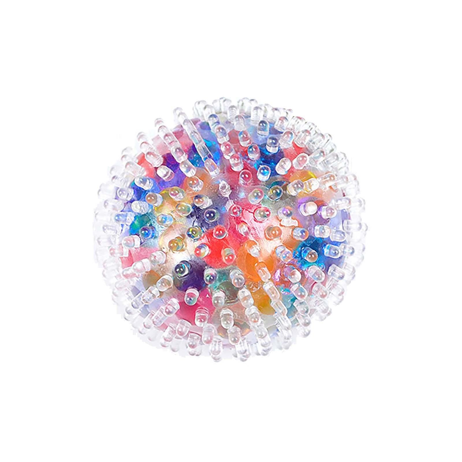 (H0826)Bunte Perlen Ball Druckentlastung Spielzeug Ball TPR Kein Netz Grat Entlüftungsdruck 2ml