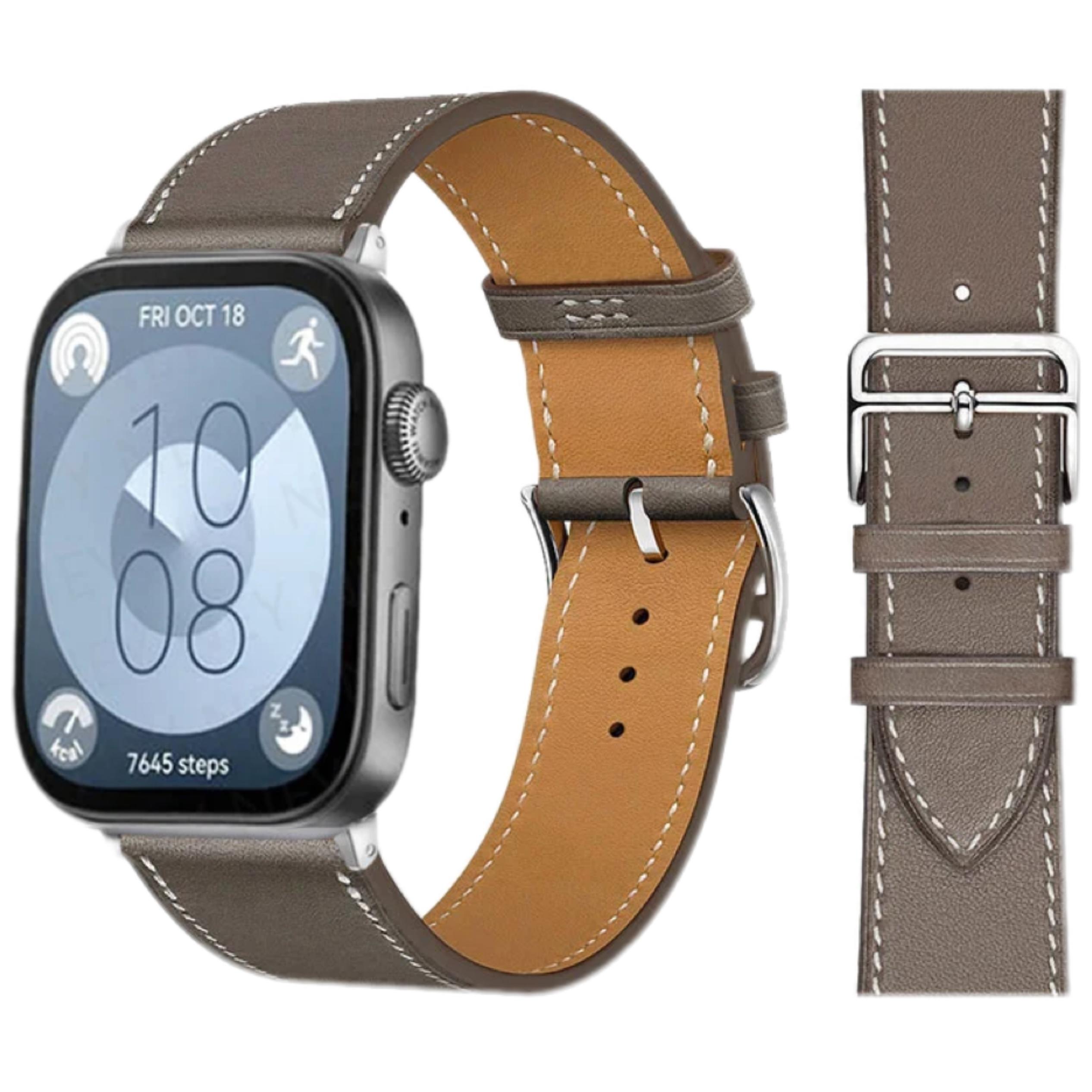 Lederarmband für Huawei Watch Fit 4 Pro Armband Smartwatch Ersatz Sportarmband Retro Armband Correa Huawei Fit 4 3 2 1 Zubehör For huawei Fit 4 Pro