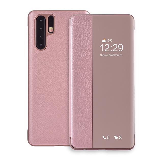 Flip-Cover Leder Handytasche für Huawei P30 P40 Pro P30pro P20 Lite P10 Plus P 30 20 10 P10plus P20lite P20pro Fall For Huawei P30 Lite rose gold