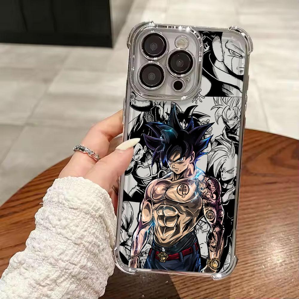 Goku Anime Dragons Balls Weiche Hülle Für iPhone 17 Pro 16 15 14 13 12 11 Pro Max Hülle 17 Plus 17E 16E 17Air Silikon Handyhülle iPhone 16E 17E