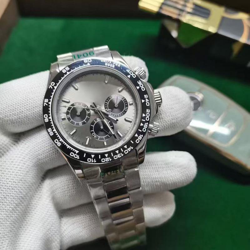Rolex Victoria Beckham Panda Daytona Herren Automatik Eisblau Uhr