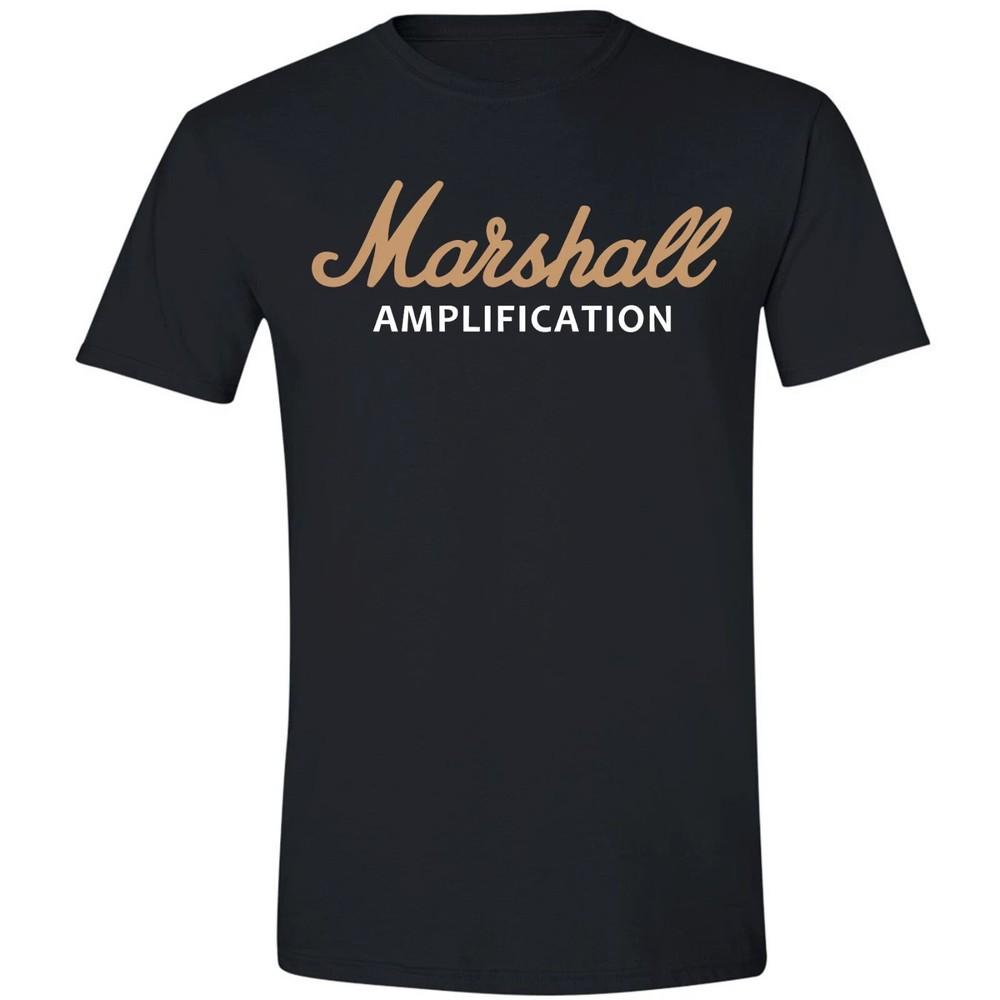 Marshall Amplification Logo T-Shirt Herren T-Shirt Musikband Shirt Unisex T-Shirt XXXL