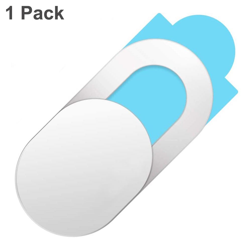 Webcam-Abdeckung, Sichtschutz, Schutzhülle für iPad, iPhone, Samsung, Xiaomi, mobile, universelle WebCam-Abdeckung, Auslösermagnet für Laptop, Tablet, PC-Kamera 1PCS weiß