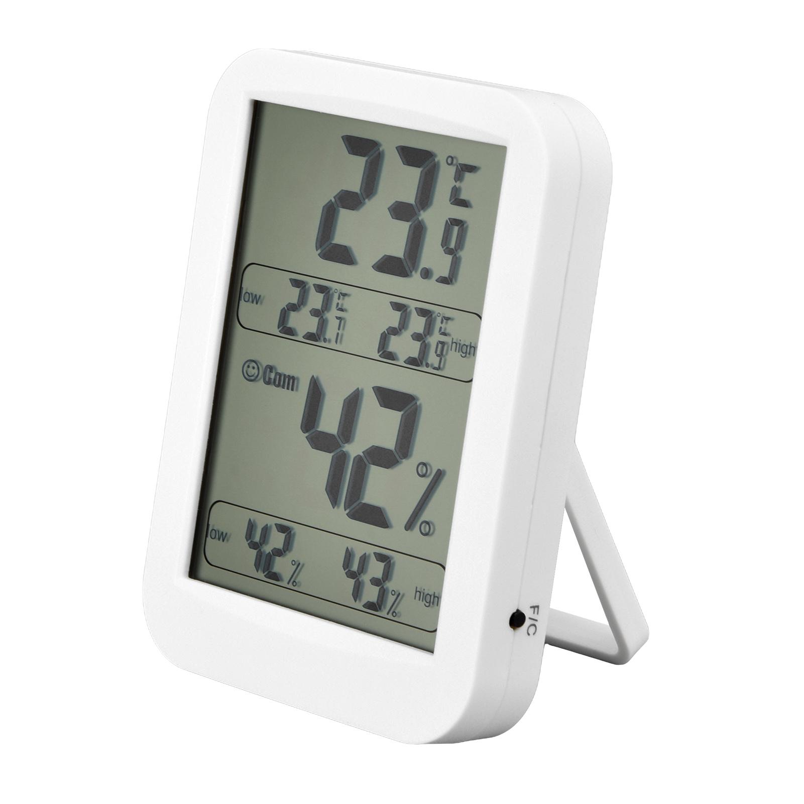 Thermometer Hygrometer Genau Großes LCD-Display Temperatur Feuchtigkeitsmesser für Reptilien Terrarium
