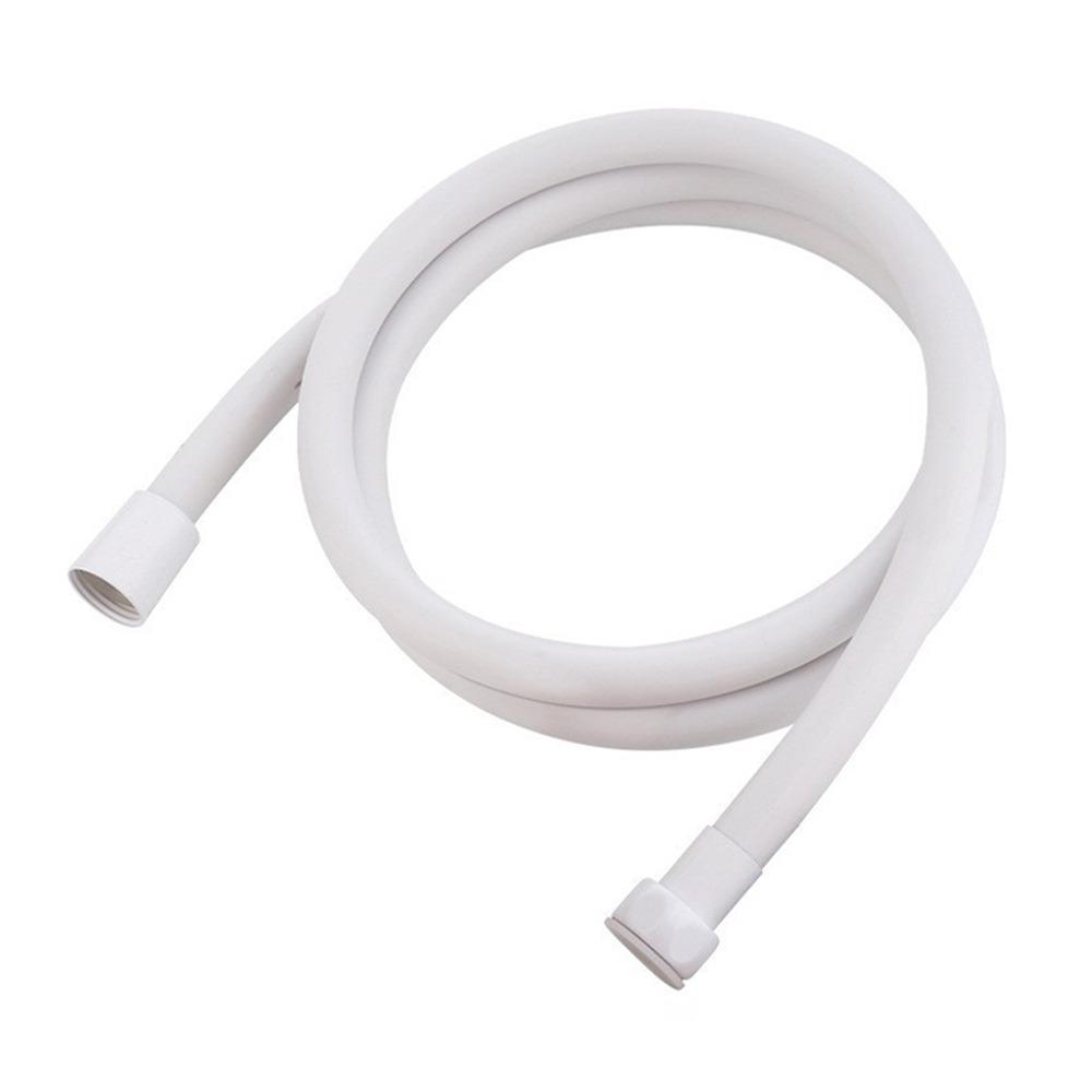 PVC Dusche Extension Tube Ersatz Wasserhahn Schlauch Professionelle Spray Wasser Rohr Toilette PVC White-1.5m