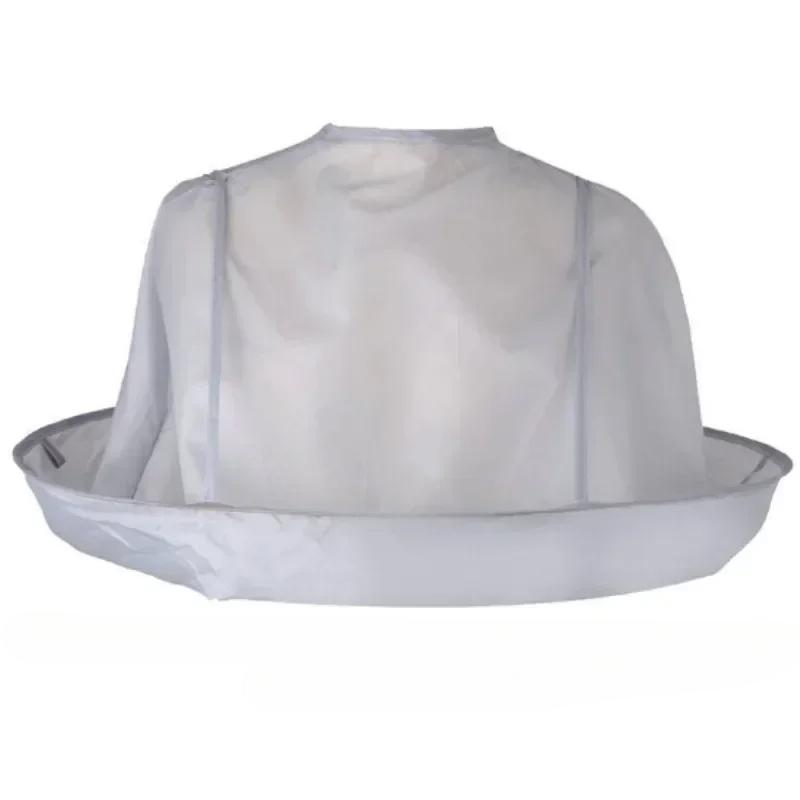 1PC Wasserdicht Erwachsene Haar Schneiden Mantel Faltbare Regenschirm Cape Salon Barber Hause Friseur Cape Abdeckung Tuch Common Cloth