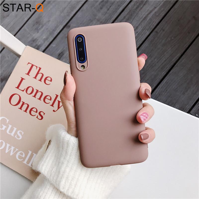 Candy Color Silikon Handyhülle für Samsung Galaxy A50 A70 A30 A40 A20 A10 Galaxi A51 A71 A20e M30s A7 2018 Matte Soft Tpu Hüllen a50 (a30s a50s) kaffeebraun
