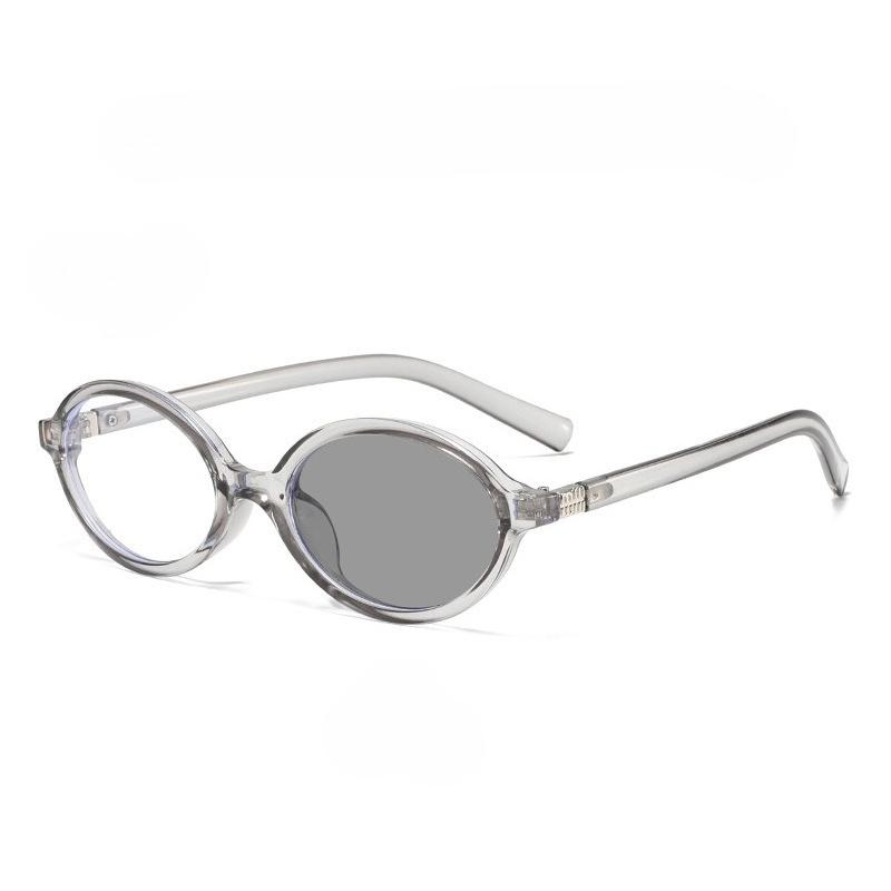 Retro Ovaler Rahmen Lichtempfindliche Lesebrille Damen Plus Dioptrien Brillen Mode Anti-Blaulicht Korrektur Sonnenbrillen Brillen 0
