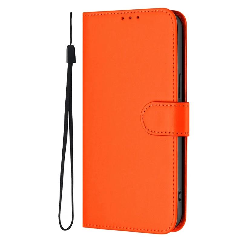 Für T-Mobile T Phone 3 Pro Hülle auf für Funda T-Mobile Revvl 8 Pro Phone3Pro Hülle Candy Unifarbene Leder Klapphülle Etui Coque T-Mobile Revvl 8 Pro