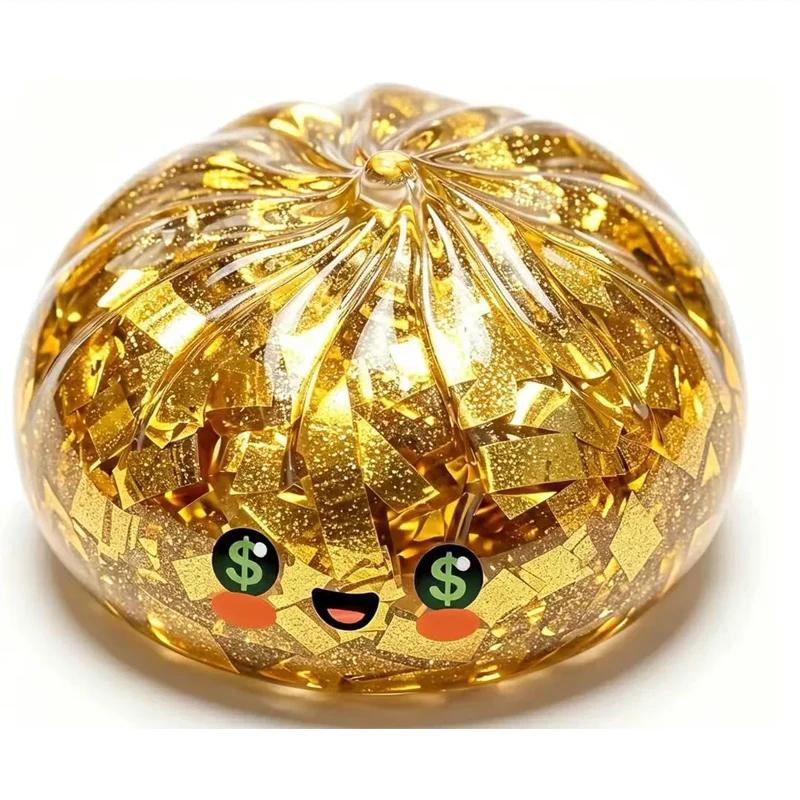 Glitzer Hai Knödel Squishy Spielzeug Weich Langsame Rückfederung Squishy Spielzeug Fidget Mit Dampfgarer Gedämpfter Gefüllter Brötchen Squishy Quetschen