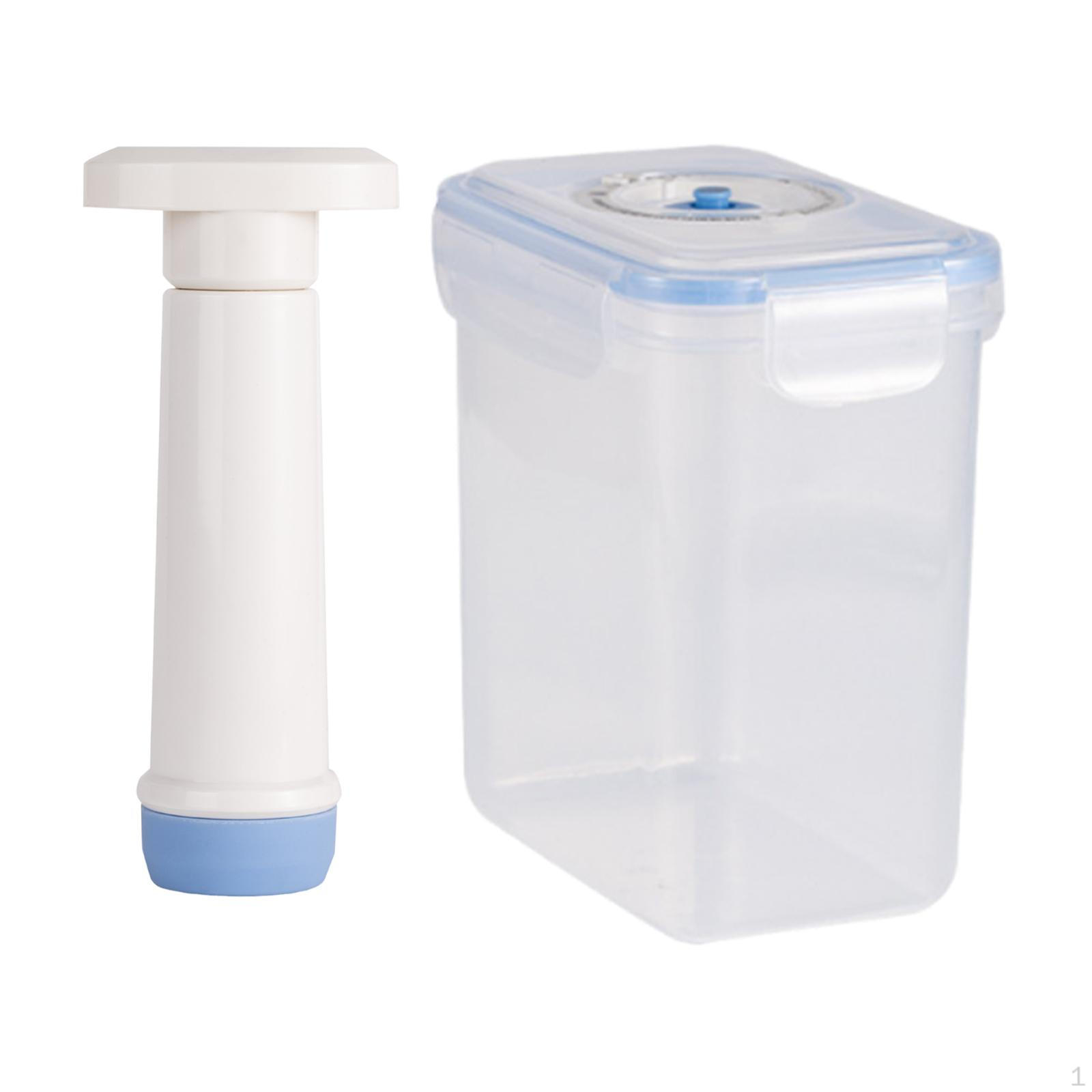 Luftdichter Lebensmittelbehälter mit Vakuumpumpe zur Frischhaltung von Salaten 1.6L