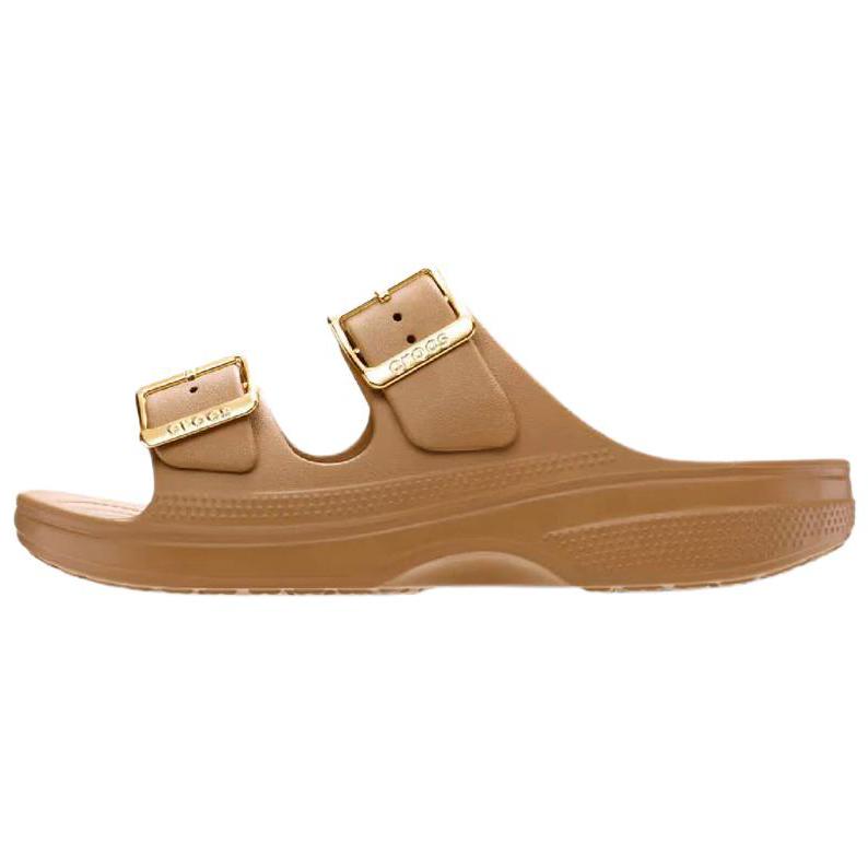 Crocs Saturday Fashion Bequeme Anti-Reibungs-Slide-Sandalen Damen Sandalen Braun 213316-2EY