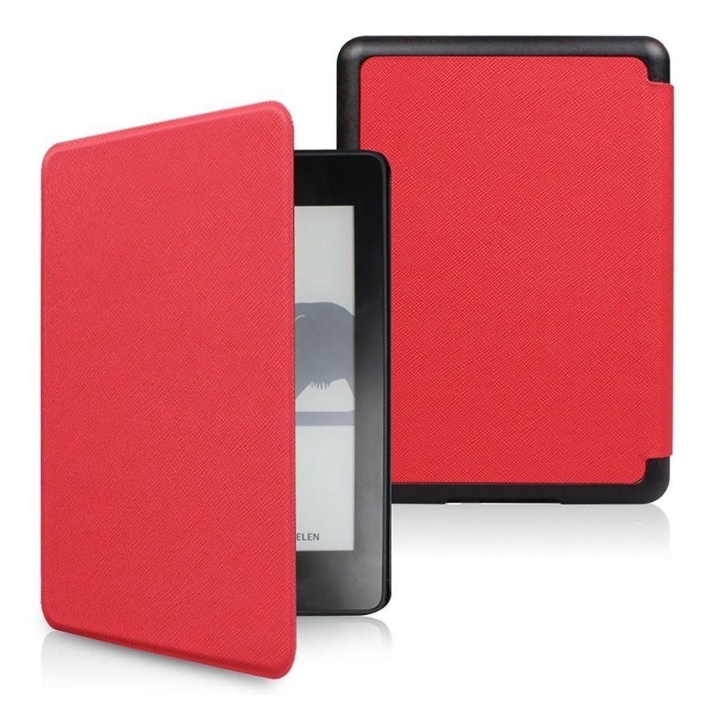 10./11./12. Generation 6 6,8 7 Zoll E-Reader-Hülle Smart Funda für Kindle Paperwhite 1/2/3/4/5 2024 C2V2L3 2022 11th Gen rot