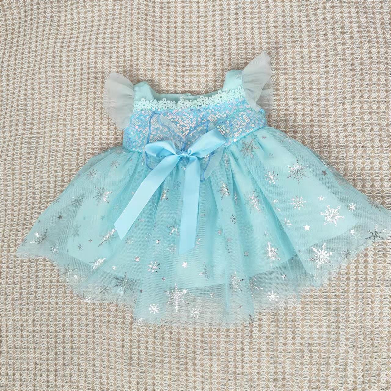 Puppen Kleidung Tragen Fit Für 50-55 cm Silikon Reborn Baby Puppe Hand Made Prinzessin Kleinkind Kleidung Kleid Set puppe der Zubehör