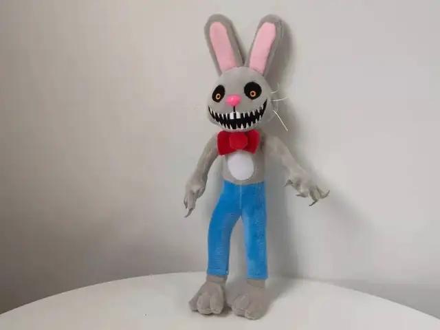 28cm Mr Hopps Spielhaus 2 Plüschpuppe Computerspiel Esther Mr Hopps Kaninchen Spielzeug Judy Hase Weiches Kinderkissen Geburtstagsgeschenke 28cm white