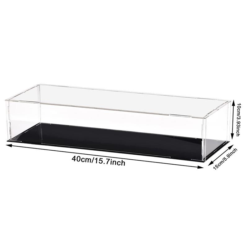 Aufbewahrungsbox für Zuhause, Acryl-Modell-Display-Box, transparente Acryl-Display-Box, handgefertigte transparente Box 40*15*10cm
