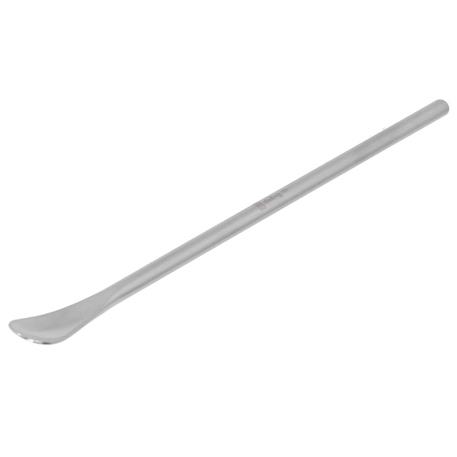 Kaffee Teelöffel Getränke Rührstäbchen Gebürsteter 304 Edelstahl Langer Griff Silber für Zuhause Bar
