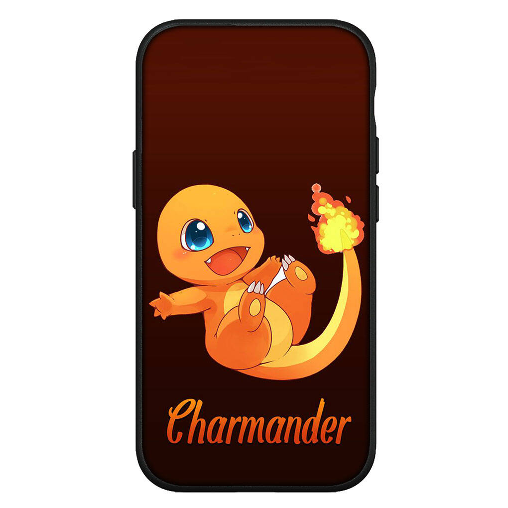 Hülle für iPhone 17 16 15 Xiaomi Poco Redmi Note 14 13 12 11 Pro Max X 9 16e Samsung Galaxy S25 S24 S23 OPPO Huawei Pikachu Glumanda Handyhülle for Samsung Galaxy Note 10 Plus rehbraun