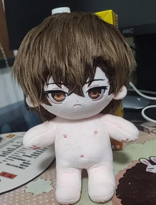 20cm Plüschfiguren Anime Bungou Stray Dogs Dazai Baumwoll-Plüschpuppen Spielzeug Kinder Freund Geburtstag Festival Geschenke Fans Niedliche Geschenke no skeleton