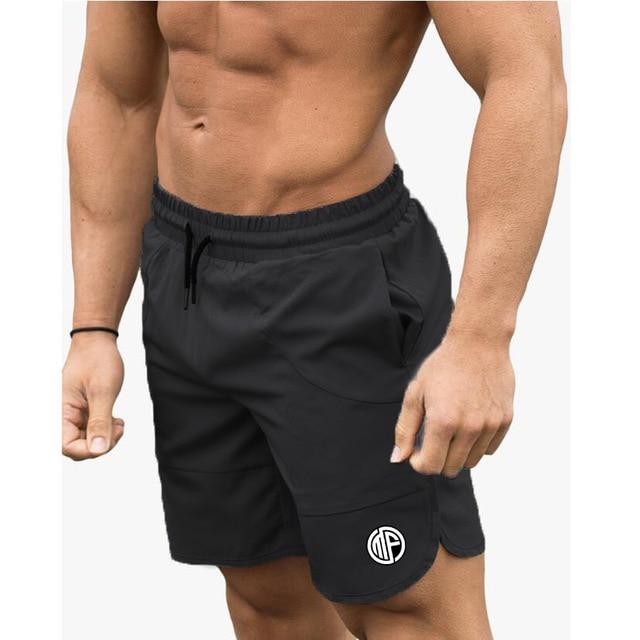 Fitness Shark Sommer Jogging-Shorts Herren Patchwork Lauf-Sport-Trainingsshorts Schnelltrocknend Training Fitnessstudio Athletische Shorts XL schwarz