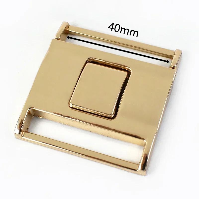 Meetee 1/2/4/5 Stück 30-60mm Metall-Hosenbund-Schnalle Band-Gürtel Versteller Verschluss Mantel Daunenjacke Gürtel Dekor Haken Schnallen Zubehör 2Pcs