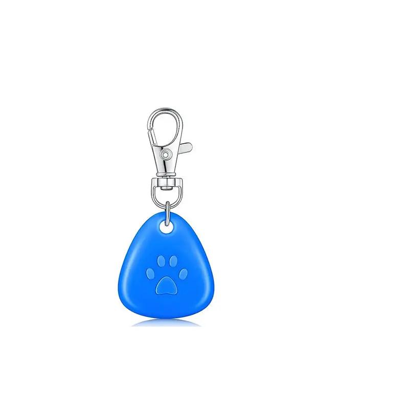 LED-Halsband mit Anhänger für Haustiere, wasserdicht, Hundehalsband mit Licht für Spaziergänge im Freien, Sicherheit, LED-Hundehalsband aus Silikon, Hundemarke, Batterie im Lieferumfang enthalten blau