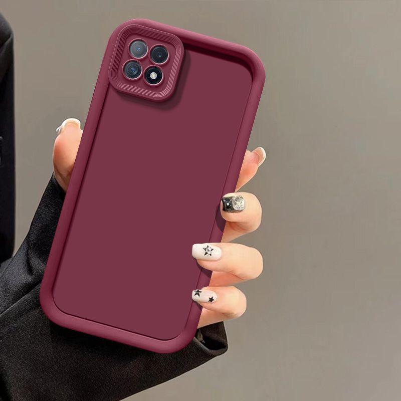 Für Samsung Galaxy A22 5G Hülle Samsung Galaxy A22S F42 5G Handyhülle Vollständiges Paket Matt Anti-Sturz Weiche Schutzhülle For Galaxy A22S 5G