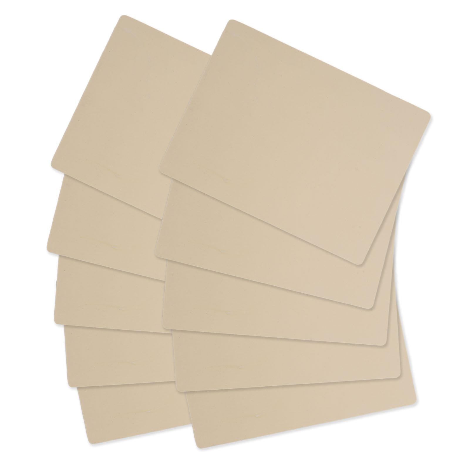 10 Stück Tattoo Übungshaut Silikon 1mm Dicke Doppelseitig Blank Augenbrauen Tattoo Haut