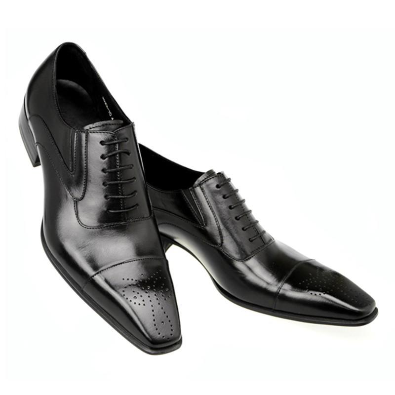 Mode 88 Mann Business Männliche Schuhe Mode Herren Hochzeitskleid Formelle Schuhe Leder Luxus Herren Büro Soziale Männliche Partyschuhe 38 schwarz