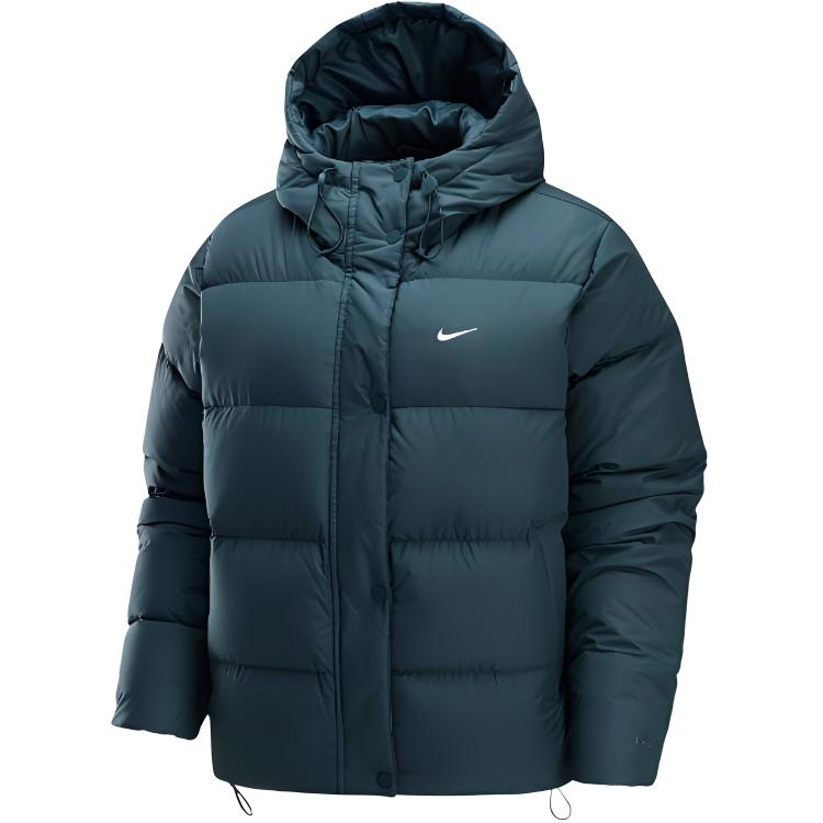 Nike Therma-Fit Sportswear Metro Locker Fit Kapuzenjacke Warm Daunenjacke Damen Jacken Grün FZ5929-338 S