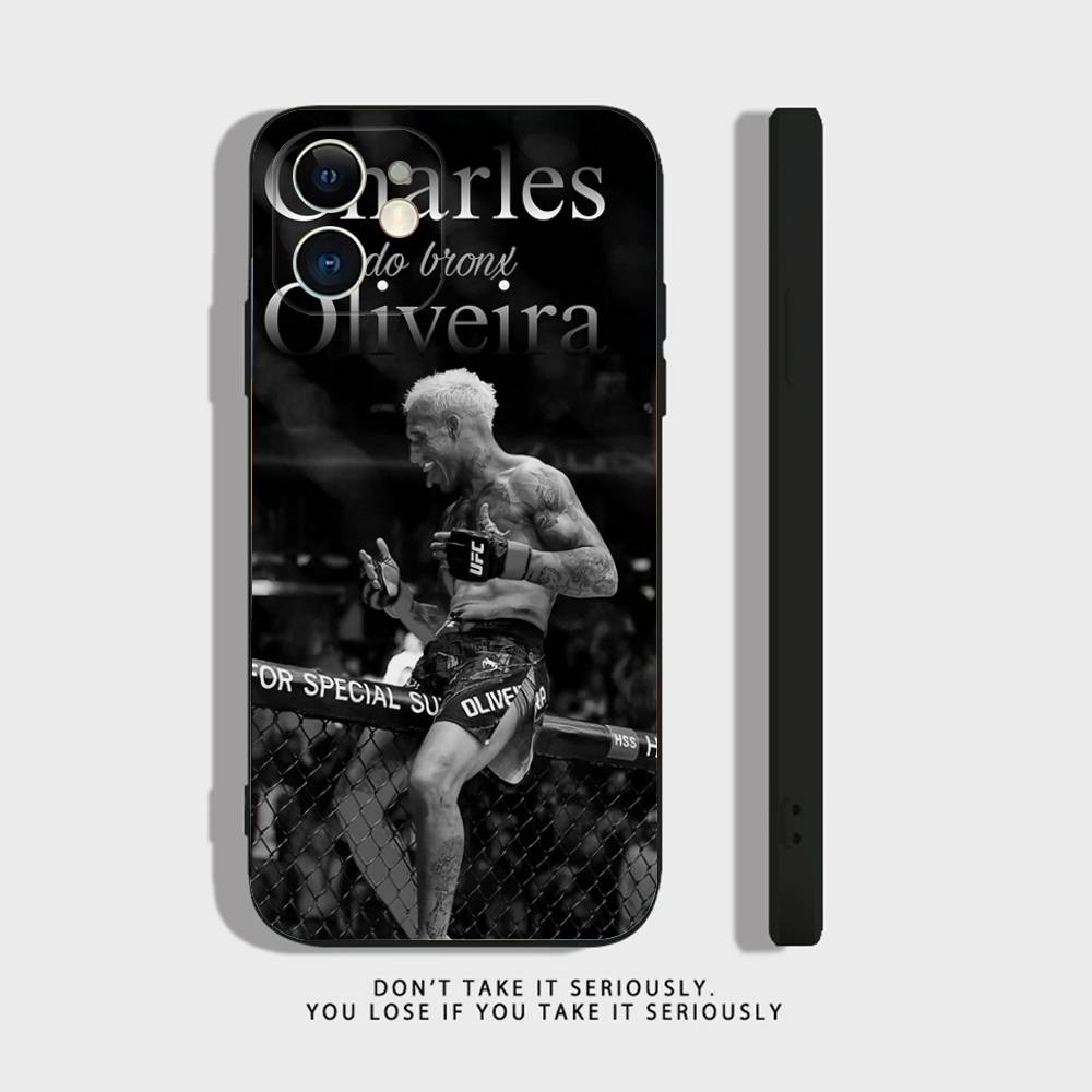 U-Ufc Charles Oliveira Handyhülle Für iPhone 17 Air 16 e 15 14 13 12 11 Pro Max Plus Mini SE 2020 2022 Weiche Silikon Schwarze Hülle iPhone17 Pro