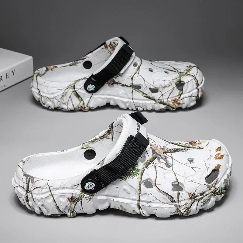 Herren Sommer Clogs für Herren Sommer Strand Hausschuhe Herren Outdoor Slide Sandalen Herren Gartenschuhe Herren Sommer Clogs 40